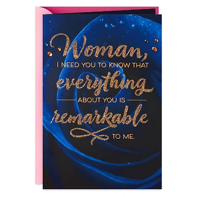The Woman I Love Is Remarkable Mother's Day Card for only USD 5.99 | Hallmark