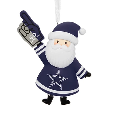 NFL Dallas Cowboys Santa Fan Hallmark Ornament for only USD 12.99 | Hallmark