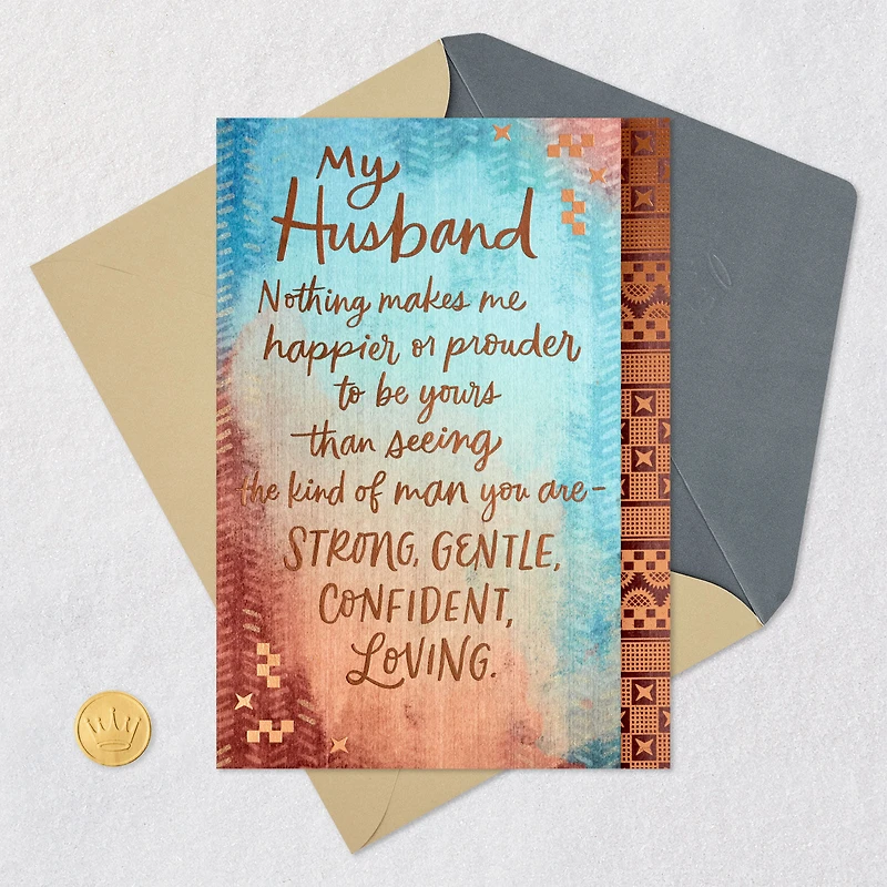 Strong, Gentle, Confident Anniversary Card for Husband for only USD 4.59 | Hallmark