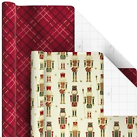 Classic Santa 6-Pack Assorted Christmas Wrapping Paper Roll Bundle, 150 sq. ft. total for only USD 29.99 | Hallmark