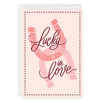 Lucky in Love Horseshoes Custom Valentine's Day Card for only USD 4.99 | Hallmark