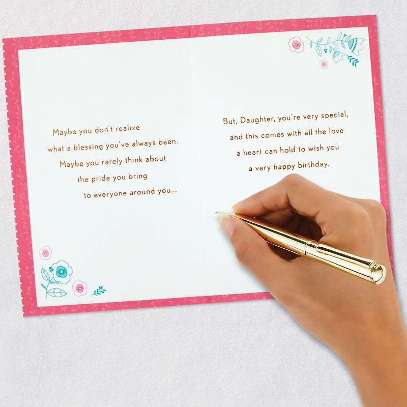 Blessing of a Wonderful Daughter Birthday Card for only USD 5.99 | Hallmark