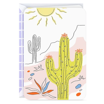 Sunny Desert Landscape Blank Card for only USD 2.99 | Hallmark