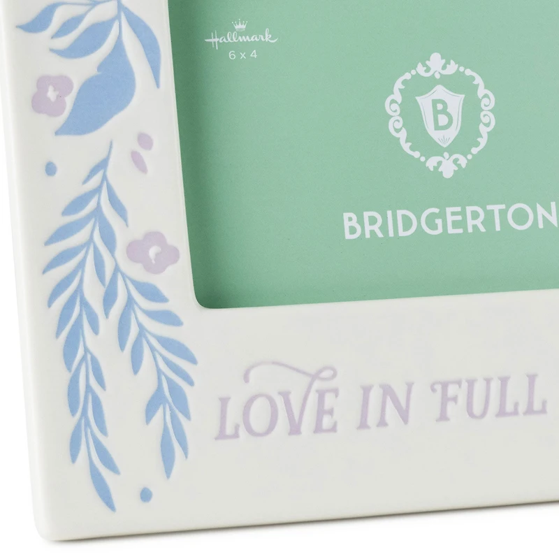 Bridgerton Love in Full Bloom Ceramic Picture Frame for only USD 29.99 | Hallmark