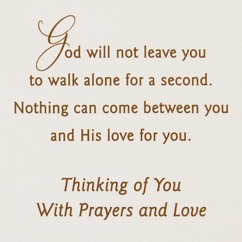 God Will Not Leave You Alone Religious Encouragement Card for only USD 4.59 | Hallmark