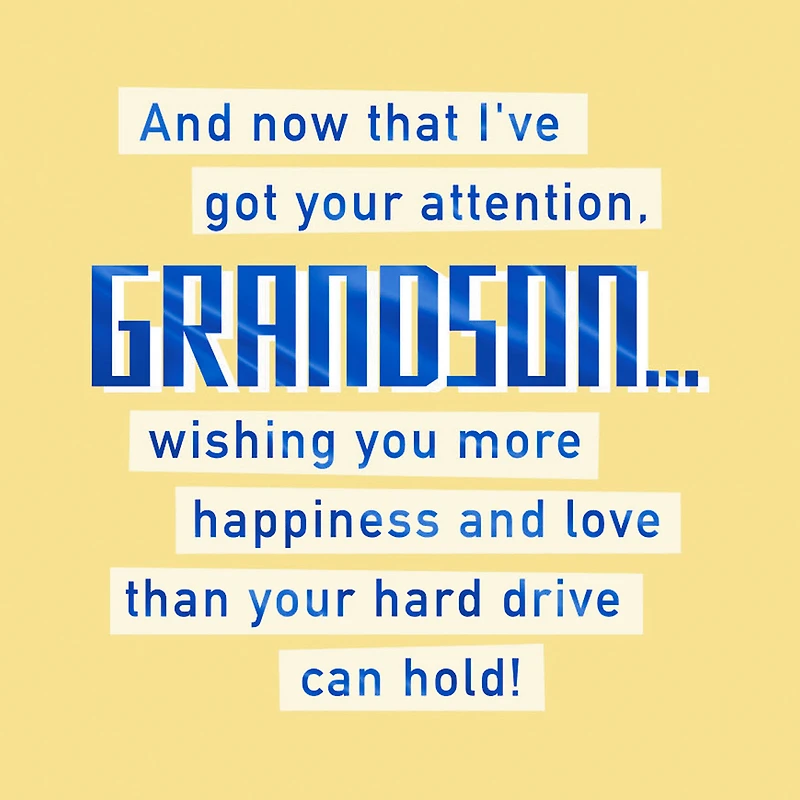 Happy Birthday Alert Birthday Card for Grandson for only USD 2.99 | Hallmark