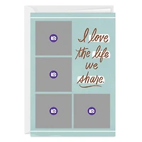Personalized Love the Life We Share Love Photo Card for only USD 4.99 | Hallmark