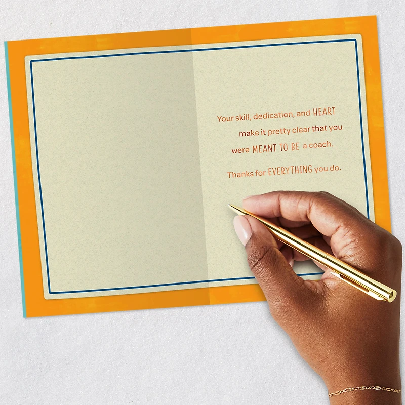 Best Coach Ever Thank You Card for only USD 2.99 | Hallmark