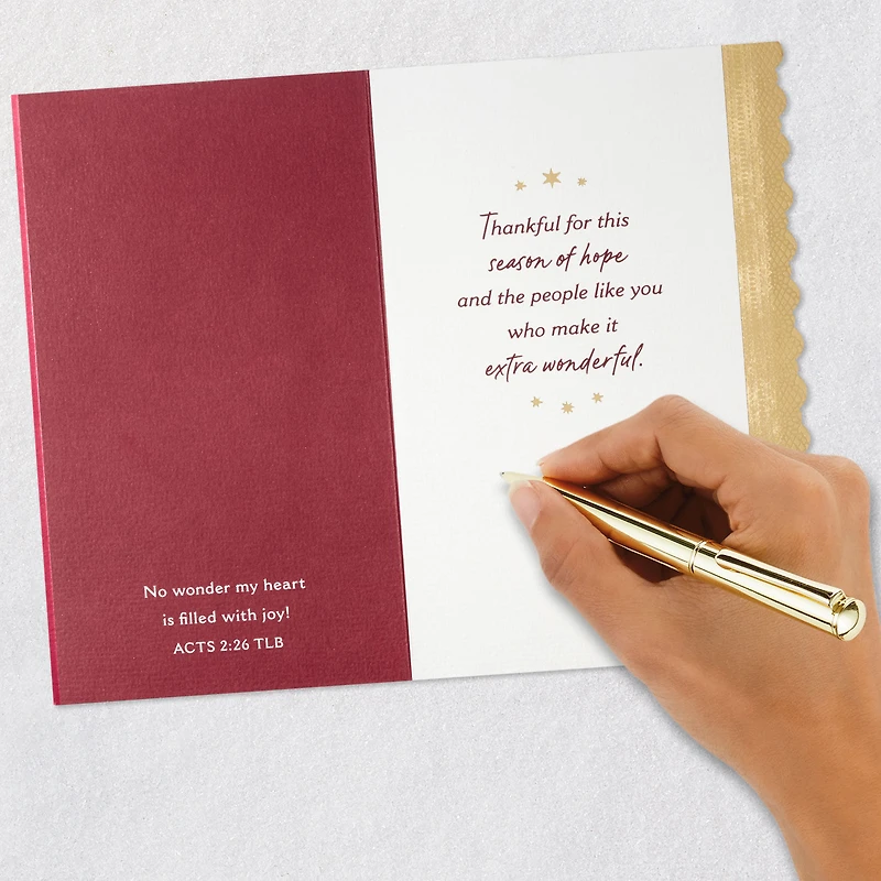 My Heart Is Filled With Joy Religious Christmas Card for only USD 5.99 | Hallmark
