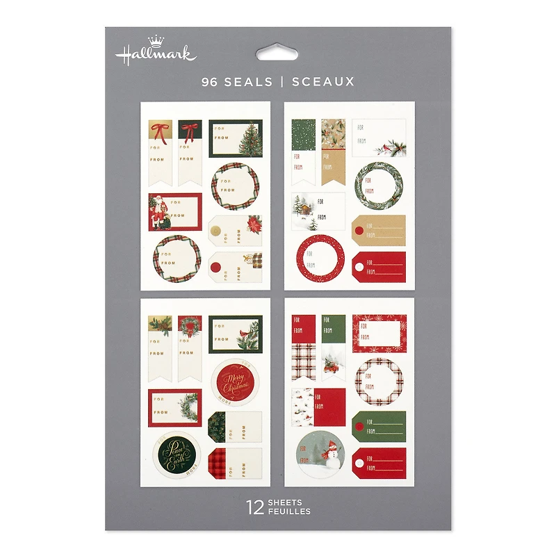 Holiday Classics Gift Tag Stickers, Pack of 96 for only USD 5.99 | Hallmark
