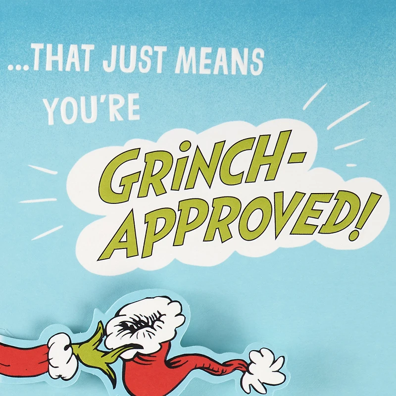 Dr. Seuss's How the Grinch Stole Christmas!™ Grinch-Approved Naughty List Funny Pop-Up Christmas Card for only USD 5.99 | Hallmark