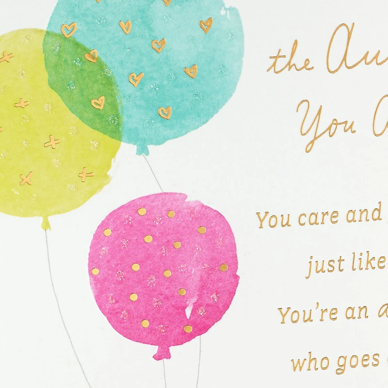 You Go Above and Beyond Birthday Card for Aunt for only USD 5.59 | Hallmark