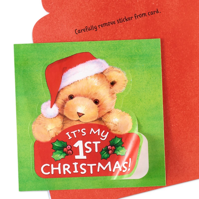 You're a Sweet, Precious Gift Baby's First Christmas Card With Sticker for only USD 4.59 | Hallmark