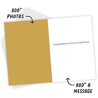 Congratulations Gold Arch Frame 2025 Custom Graduation Card for only USD 4.99 | Hallmark