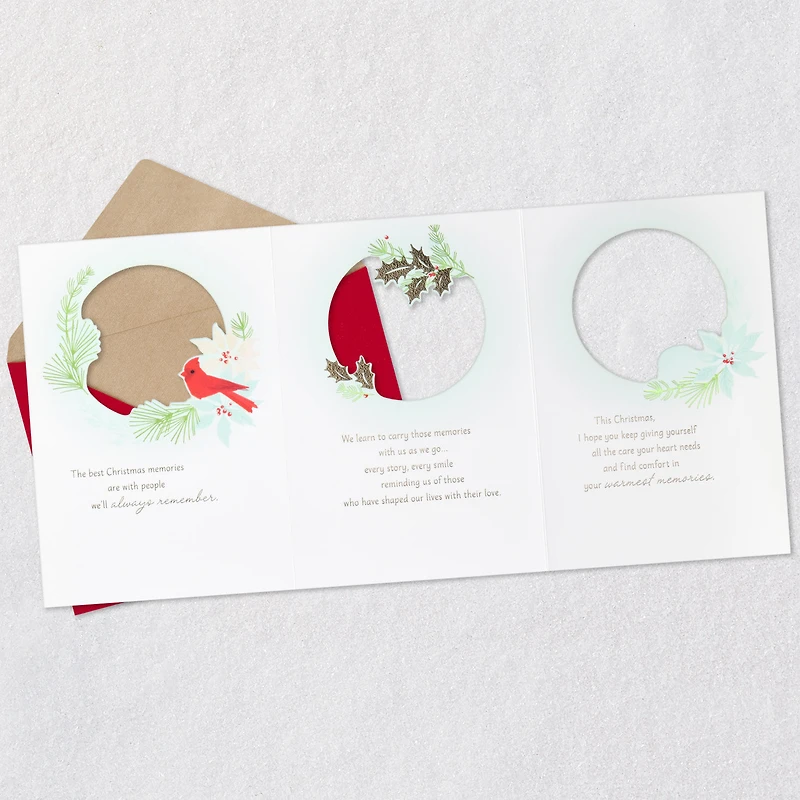 Comfort in Your Warmest Memories Christmas Sympathy Card for only USD 6.99 | Hallmark