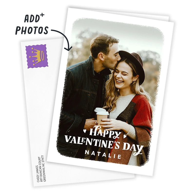 White Frame Custom Happy Valentine's Day Card for only USD 4.99 | Hallmark