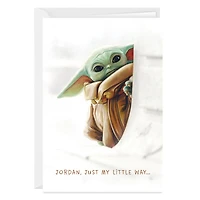 Star Wars: The Mandalorian™ Grogu™ Hello Custom Card for only USD 4.99 | Hallmark