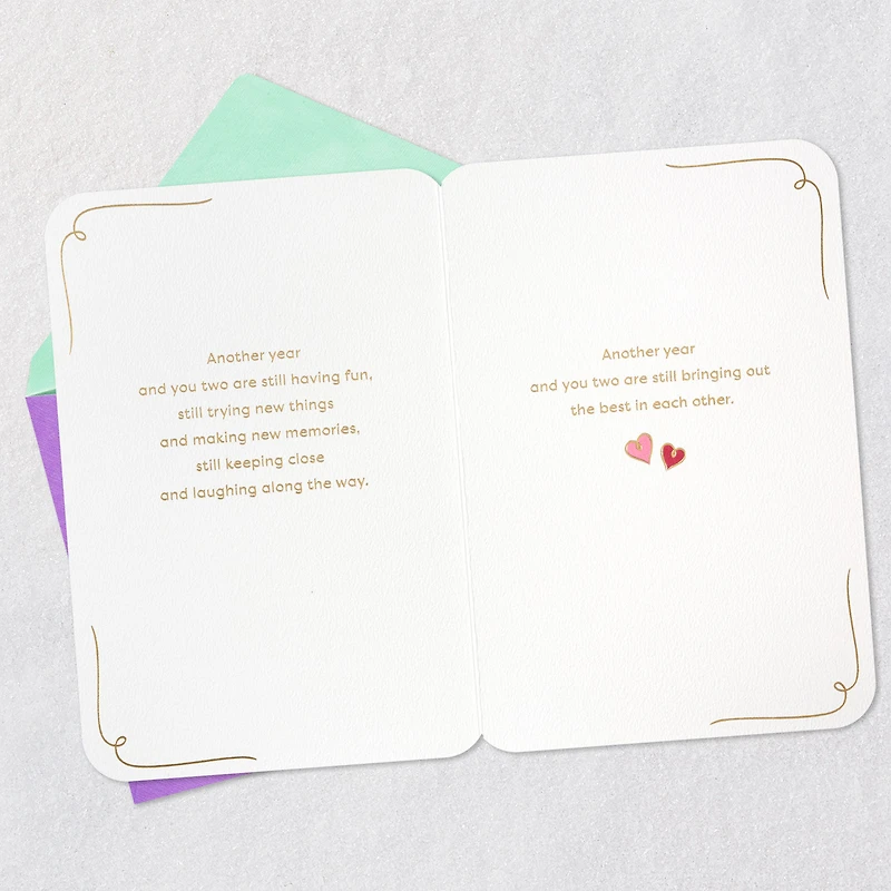 Disney Mickey and Minnie Still Having Fun Anniversary Card for Couple for only USD 6.59 | Hallmark