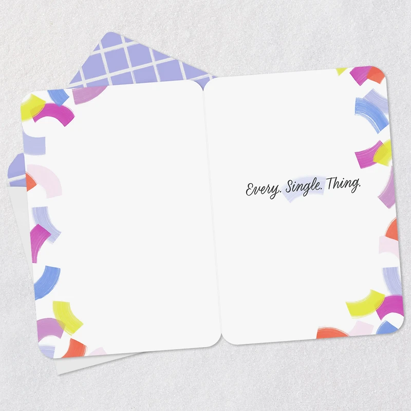 I Love Every Single Thing About You Card for only USD 2.99 | Hallmark