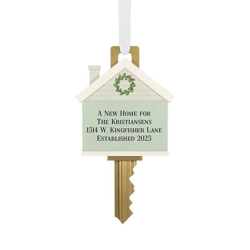 New Home Key Personalized Ornament, Custom Text for only USD 31.99 | Hallmark