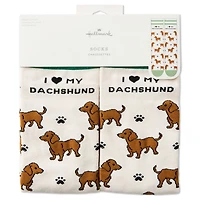 I Love My Dachshund Crew Socks for only USD 12.99 | Hallmark