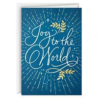 Joy to the World on Blue Boxed Christmas Cards, Pack of 40 for only USD 15.49 | Hallmark