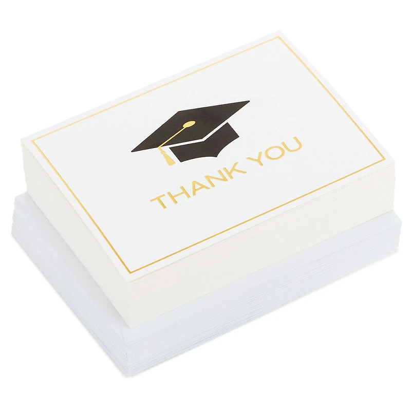 Mortarboard Blank Graduation Thank-You Notes, Pack of 40 for only USD 11.99 | Hallmark