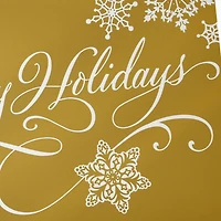 Snowflakes and Script on Gold Boxed Christmas Cards, Pack of 16 for only USD 15.49 | Hallmark