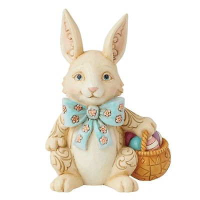 Jim Shore Easter Bunny With Bow Figurine, 5.1" for only USD 35.99 | Hallmark