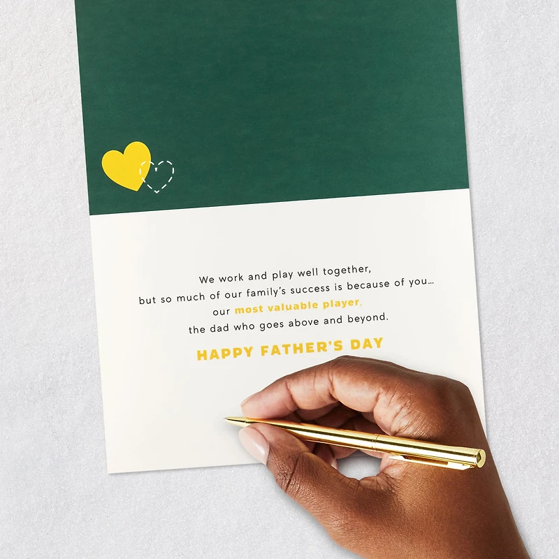 MVP of My Heart Football Romantic Father's Day Card for only USD 8.99 | Hallmark