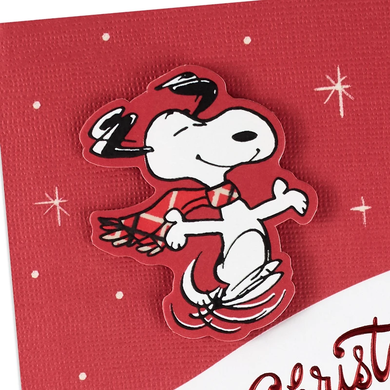 Peanuts® Snoopy Feel the Joy Christmas Card for only USD 5.99 | Hallmark