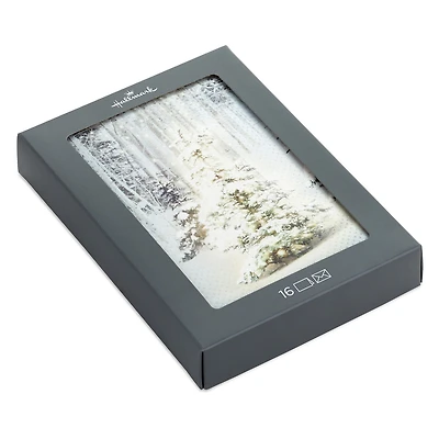 Snowy Pine Tree Blessings Everywhere Boxed Christmas Cards, Pack of 16 for only USD 12.49 | Hallmark