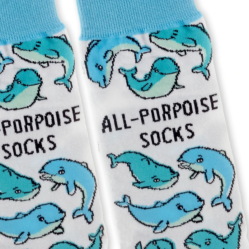 All-Porpoise Novelty Crew Socks for only USD 12.99 | Hallmark
