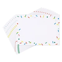 Confetti Sprinkles Border Flat Blank Notes, Pack of 10 for only USD 5.00 | Hallmark