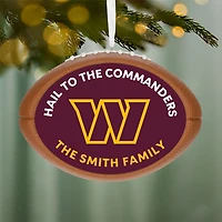 NFL Washington Commanders Football Personalized Ornament, Custom Text for only USD 30.99 | Hallmark