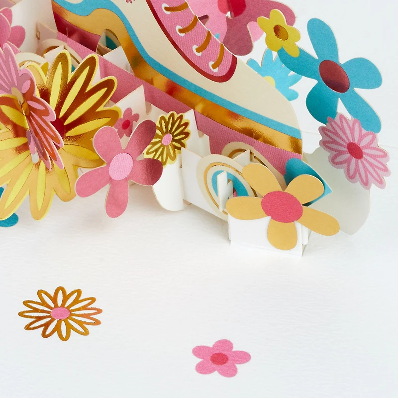 Fun and Fabulous Roller Skates Pop-Up Encouragement Card for only USD 12.99 | Hallmark