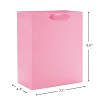 9.6" Solid Pink Medium Gift Bag for only USD 3.49 | Hallmark