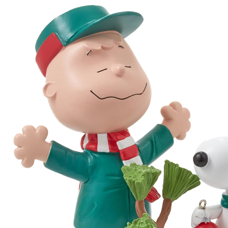 Peanuts® Charlie Brown and Snoopy With Tree Figurine, 5.25" for only USD 44.99 | Hallmark