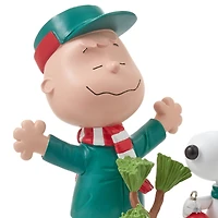Peanuts® Charlie Brown and Snoopy With Tree Figurine, 5.25" for only USD 44.99 | Hallmark