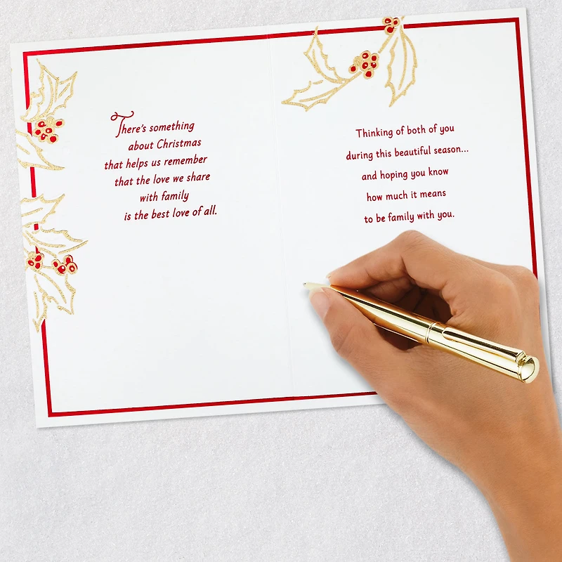 The Love We Share Christmas Card for Sister and Brother-in-Law for only USD 5.59 | Hallmark