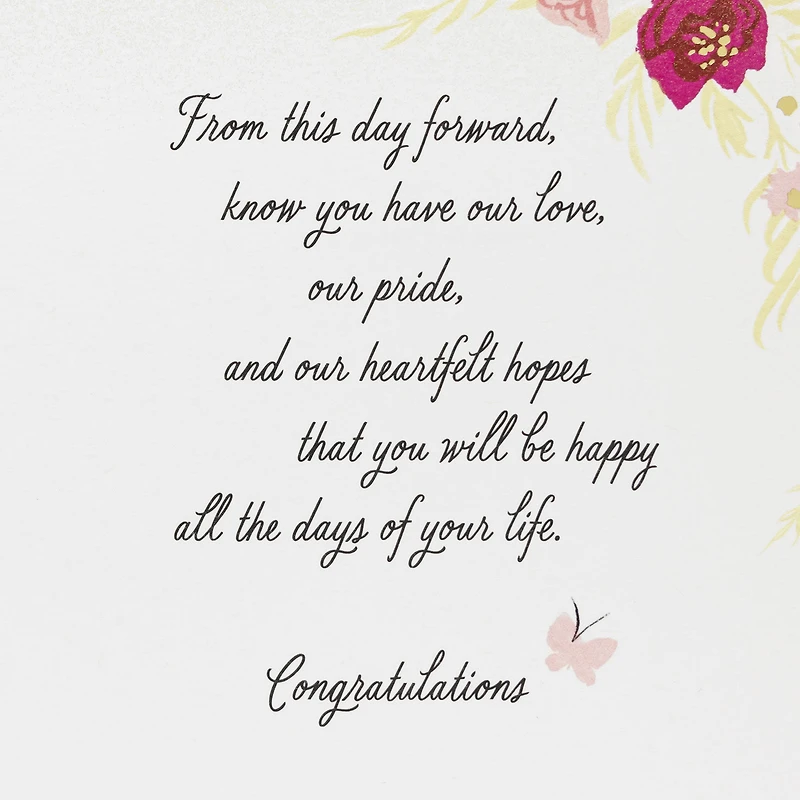 Our Deepest Wish Come True Wedding Card for Daughter for only USD 4.59 | Hallmark