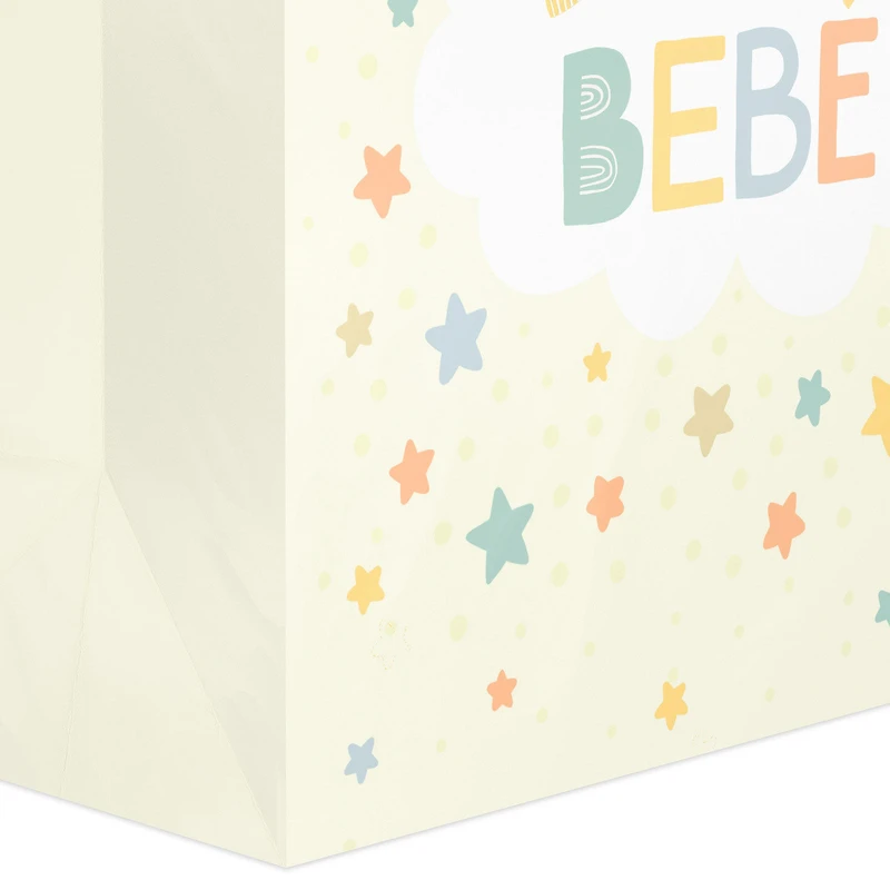13" Dulce Bebé Stars on Yellow Large Gift Bag for only USD 4.99 | Hallmark