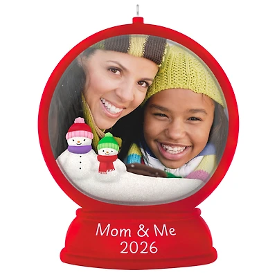 Mom and Me Snow Globe 2026 Photo Frame Ornament for only USD 19.99 | Hallmark