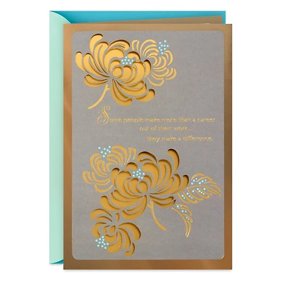You Made a Difference Retirement Card for only USD 6.99 | Hallmark