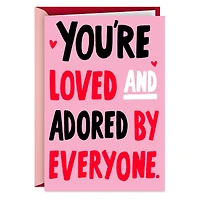 You're Loved and Adored Funny Valentine's Day Card for only USD 3.99 | Hallmark