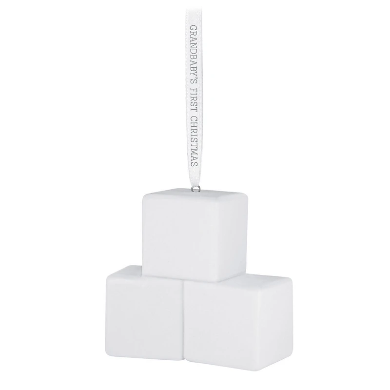 Grandbaby's First Christmas Blocks 2026 Porcelain Ornament for only USD 30.99 | Hallmark
