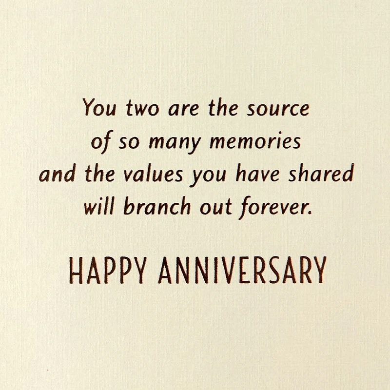Strong Roots Anniversary Card for Parents for only USD 4.99 | Hallmark