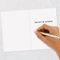 Just Can't Say It Enough Dogs and Cats Funny Thank You Card for only USD 3.99 | Hallmark