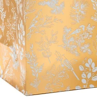 6.5" Birds and Branches Metallic Gold Small Holiday Gift Bag for only USD 3.49 | Hallmark
