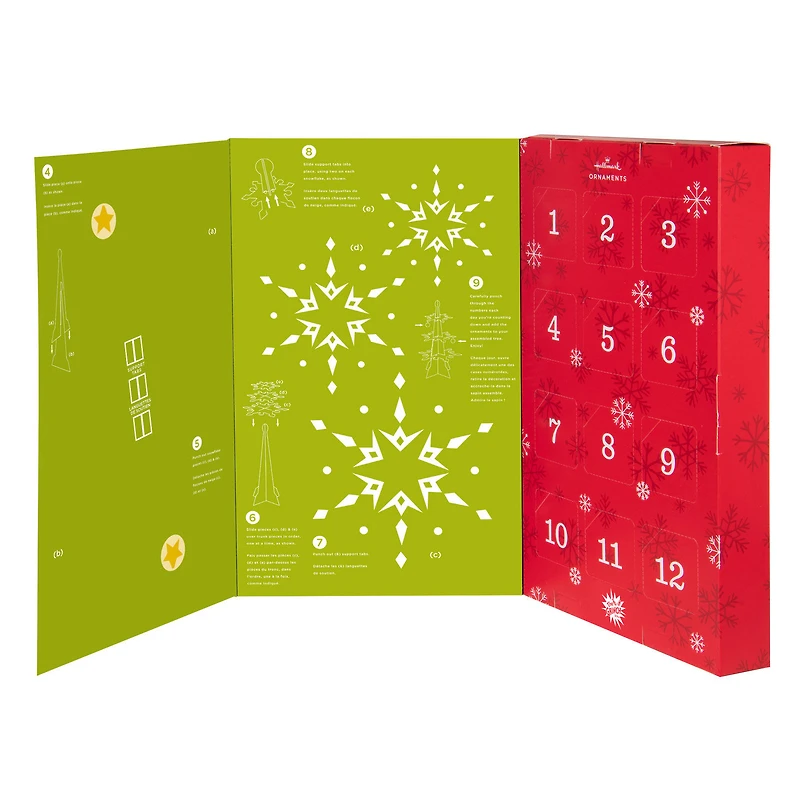 Dr. Seuss's How the Grinch Stole Christmas!™ Hallmark Countdown Calendar Paper Tree Set With 12 Mini Ornaments for only USD 34.99 | Hallmark